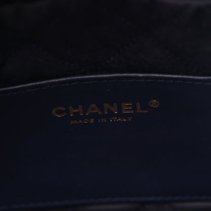 Chanel Shiny Calfskin Quilted Mini Chanel 22 Navy Blue 6 of 10