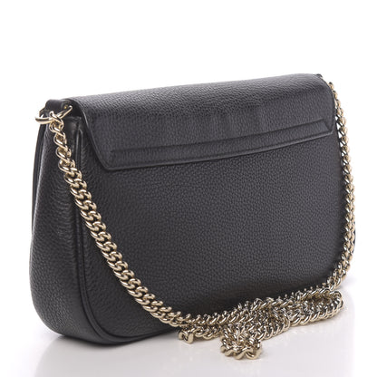 Gucci Pebbled Calfskin Medium Soho Flap Crossbody Black 3 of 22