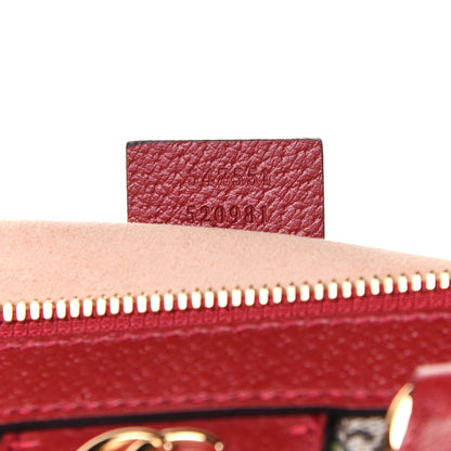 Gucci GG Supreme Monogram Flora Web Small Ophidia Tote Bag Red 6 of 10