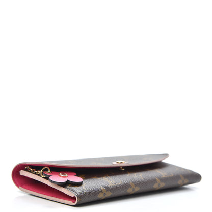 Louis Vuitton Monogram Bloom Flower Emilie Wallet 4 of 12