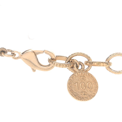 Chanel Pearl CC 100th Anniversary Necklace Light Gold 5 of 6