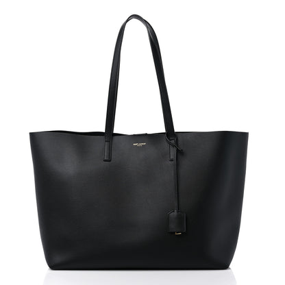 Saint Laurent Calfskin Large Shopping Tote Black 3 of 11
