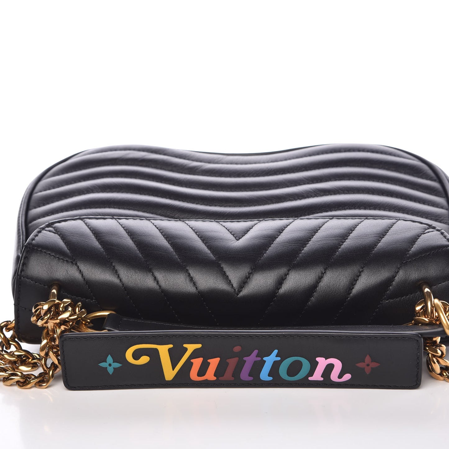 Calfskin New Wave Chain MM Black