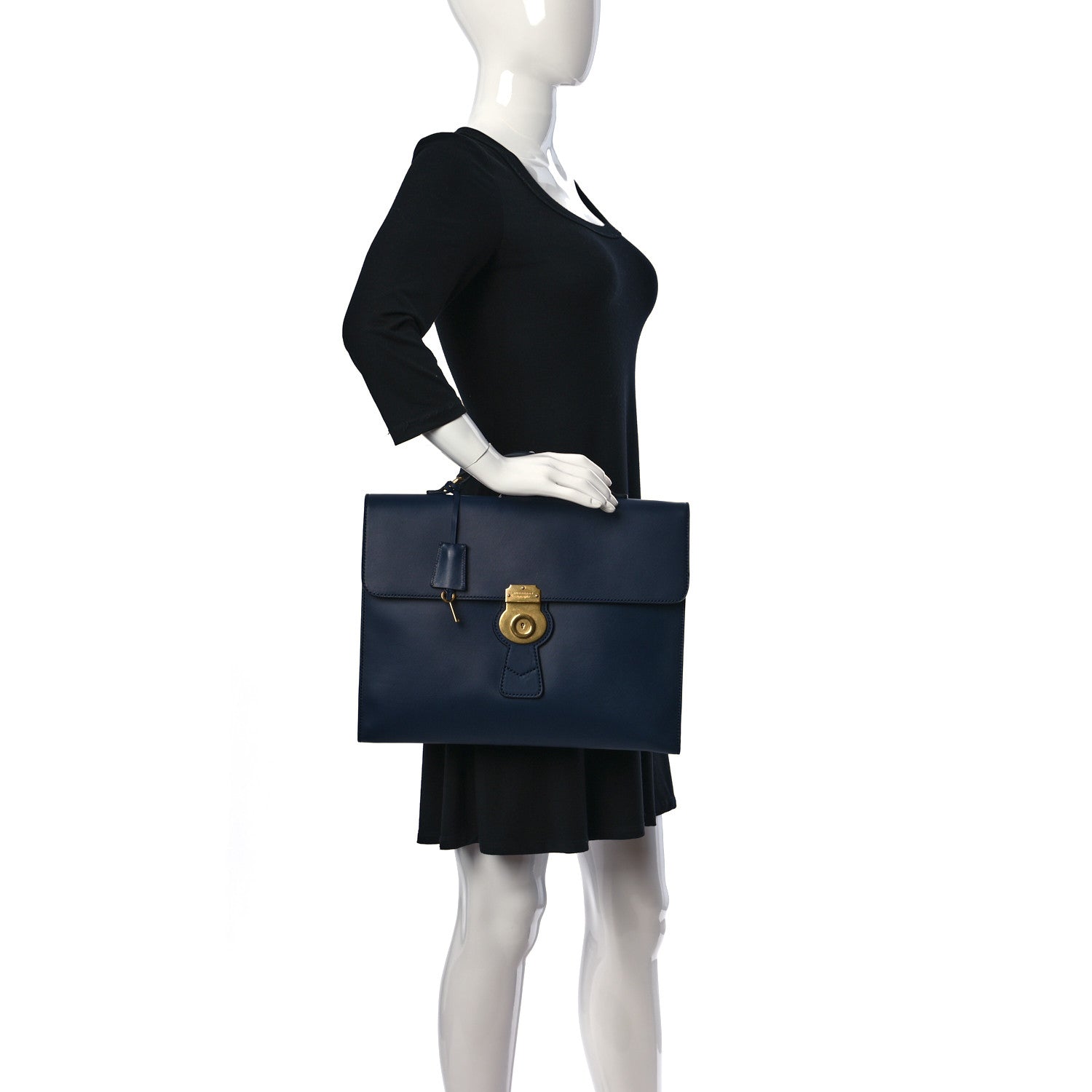 Burberry Trench Calfskin DK88 Portfolio Case Blue 3 of 15