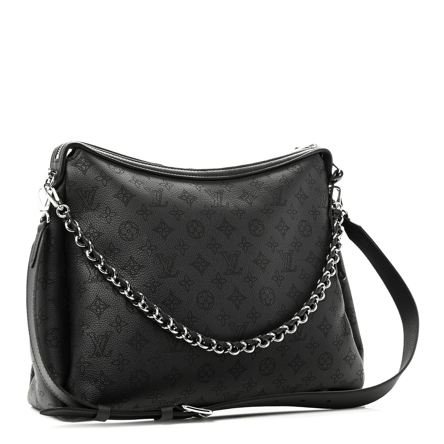 Louis Vuitton Mahina Braided Hand It All MM Black 1861952