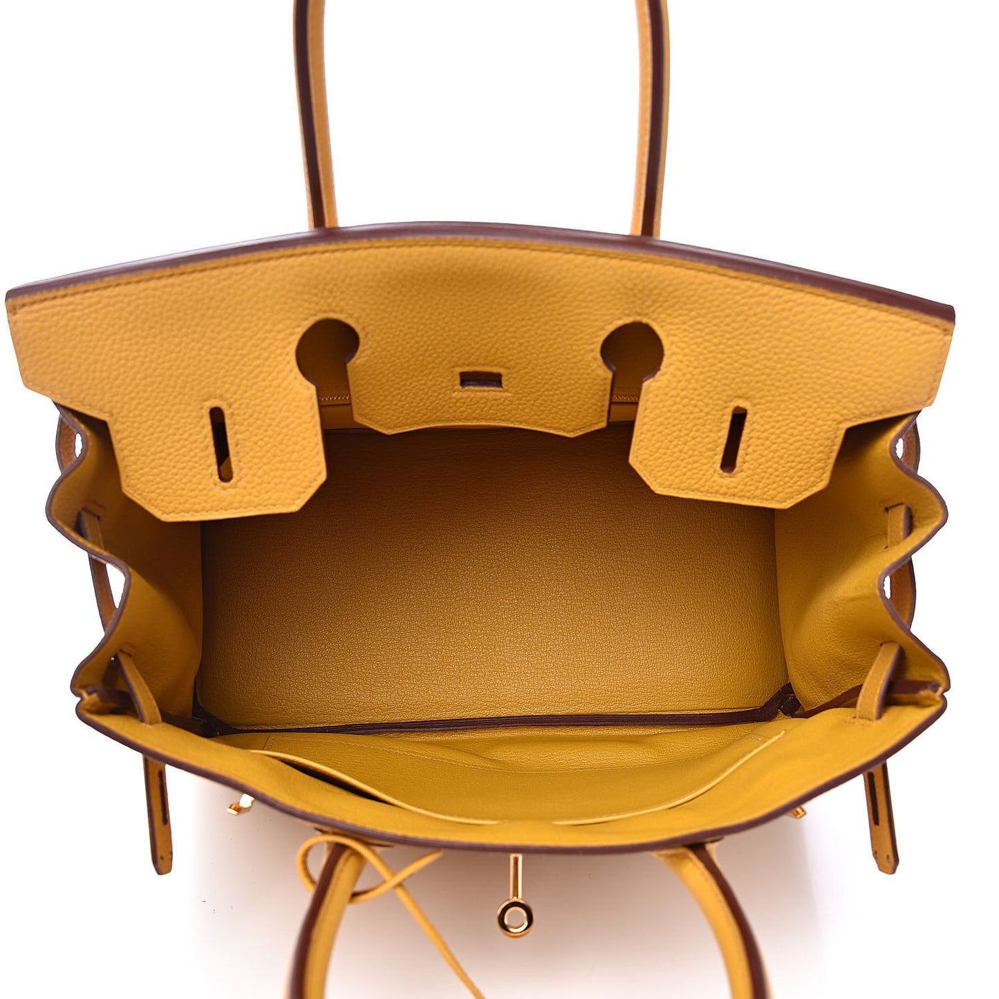 Togo Birkin 30 Jaune Ambre