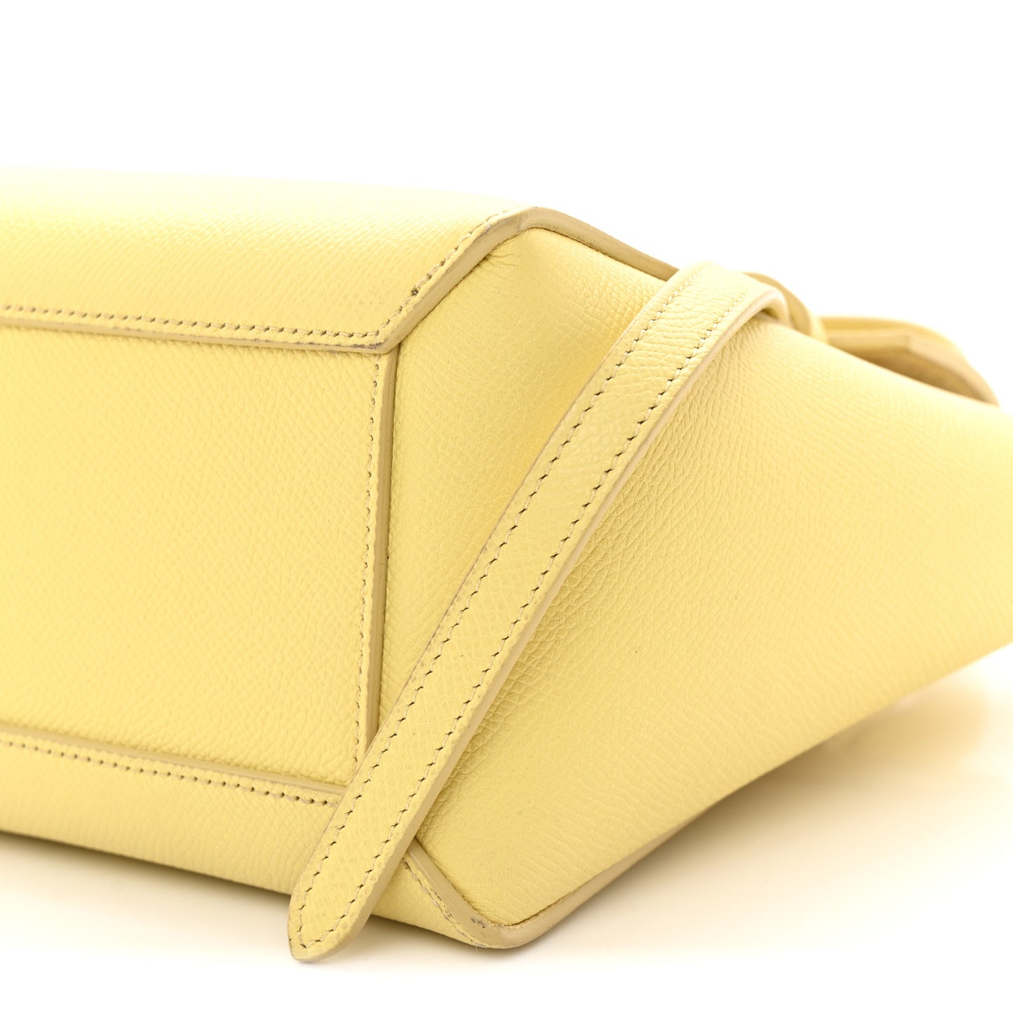 Grained Calfskin Nano Belt Bag Bergamote