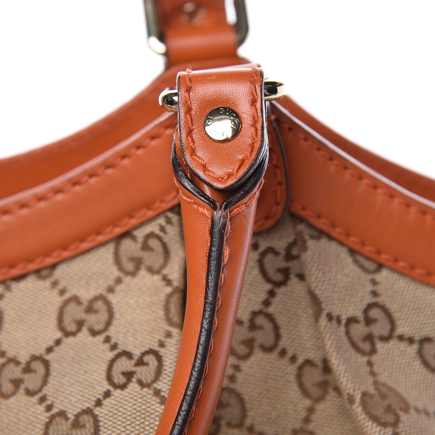 Gucci Monogram Large Sukey Tote Orange 14 of 19