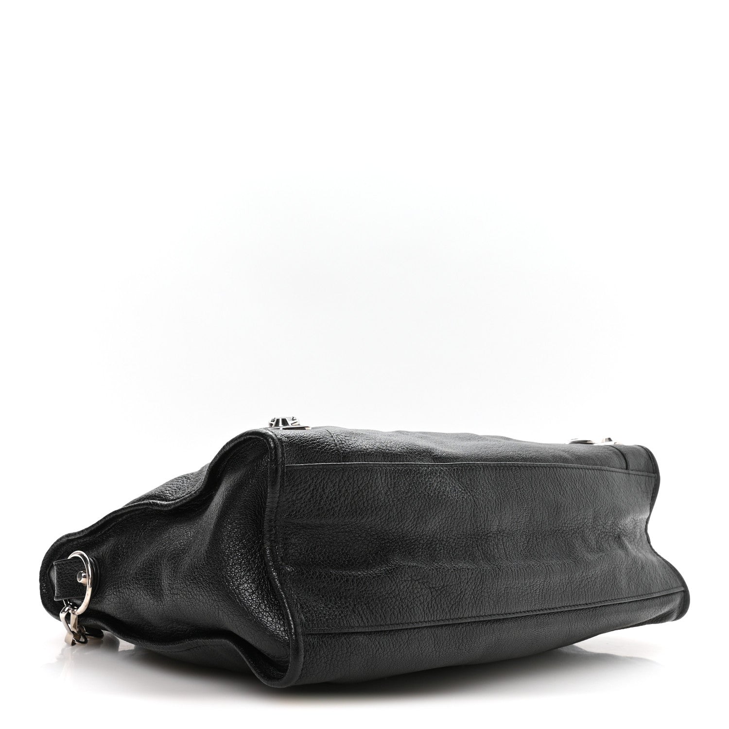 Balenciaga Chevre Silver Metallic Edge Hardware City Black 4 of 11