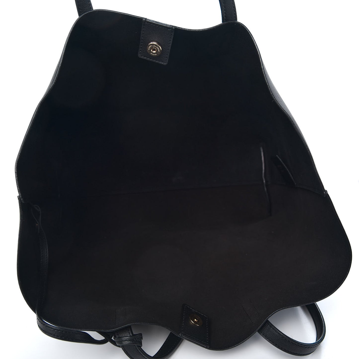 Calfskin Large Shopping Tote Black