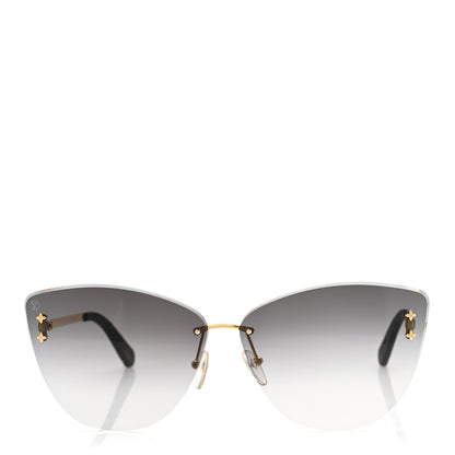 Louis Vuitton Les Parapluies De Cherbourg Sunglasses Z1394U Black Gold 2 of 10