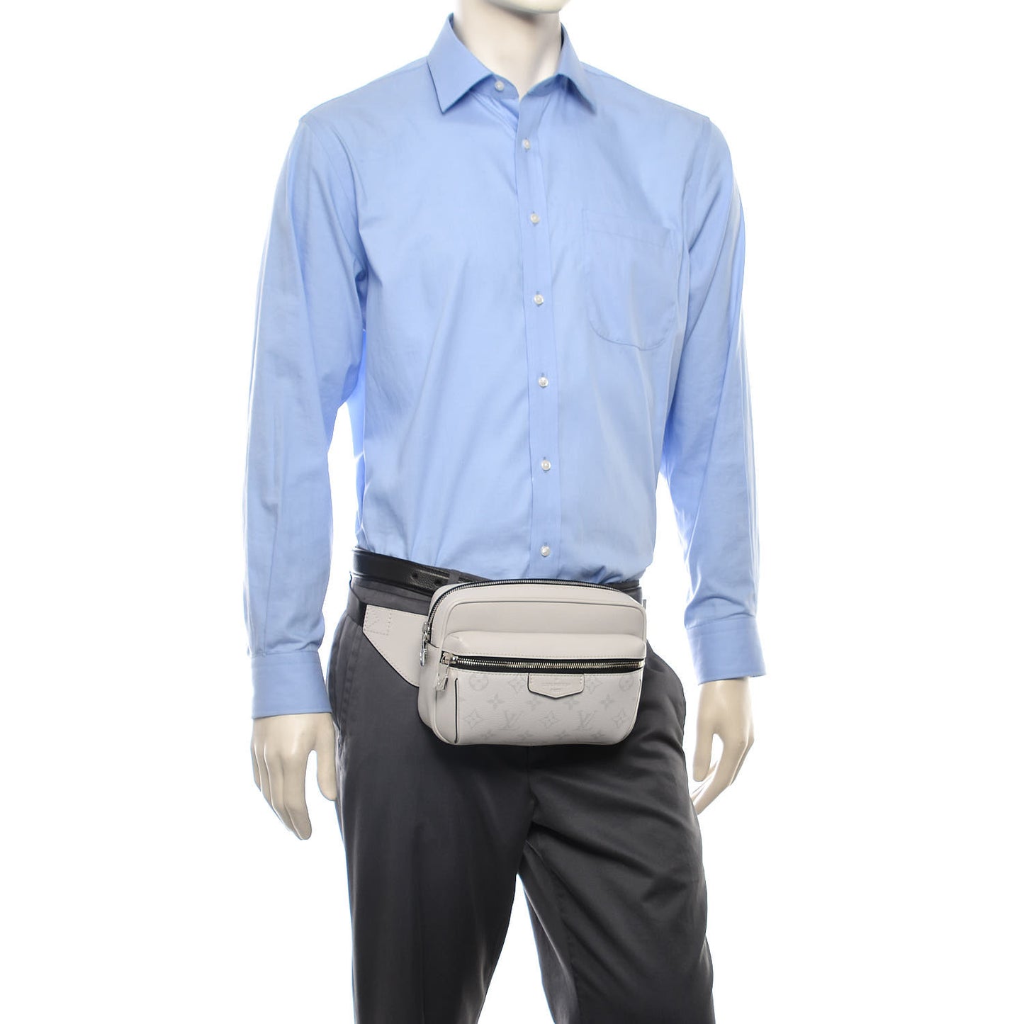 Taiga Monogram Outdoor Bumbag White
