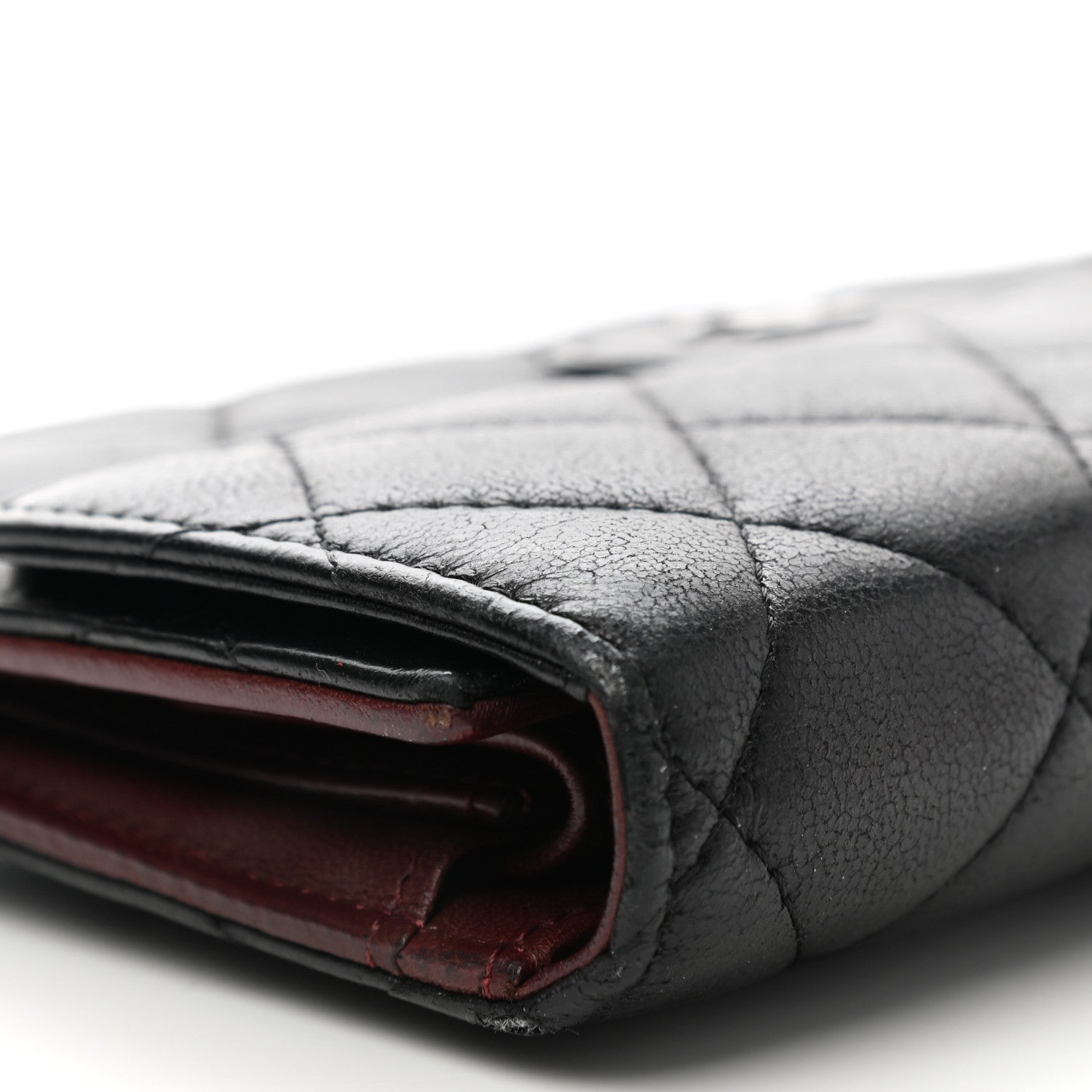 Chanel Lambskin Quilted Large Flap Wallet Black 12 of 13