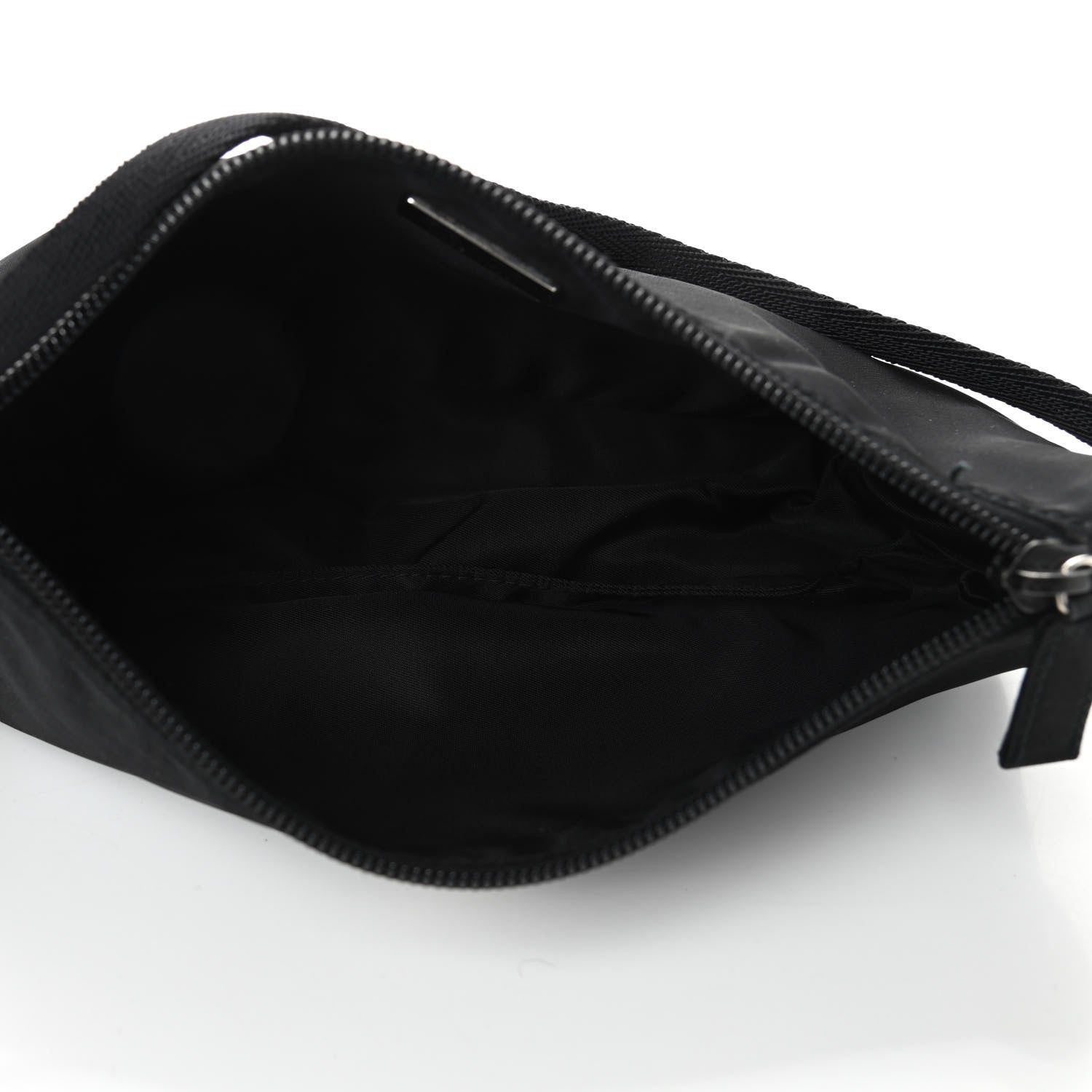 Prada Tessuto Nylon Pochette Bag Black 4 of 5