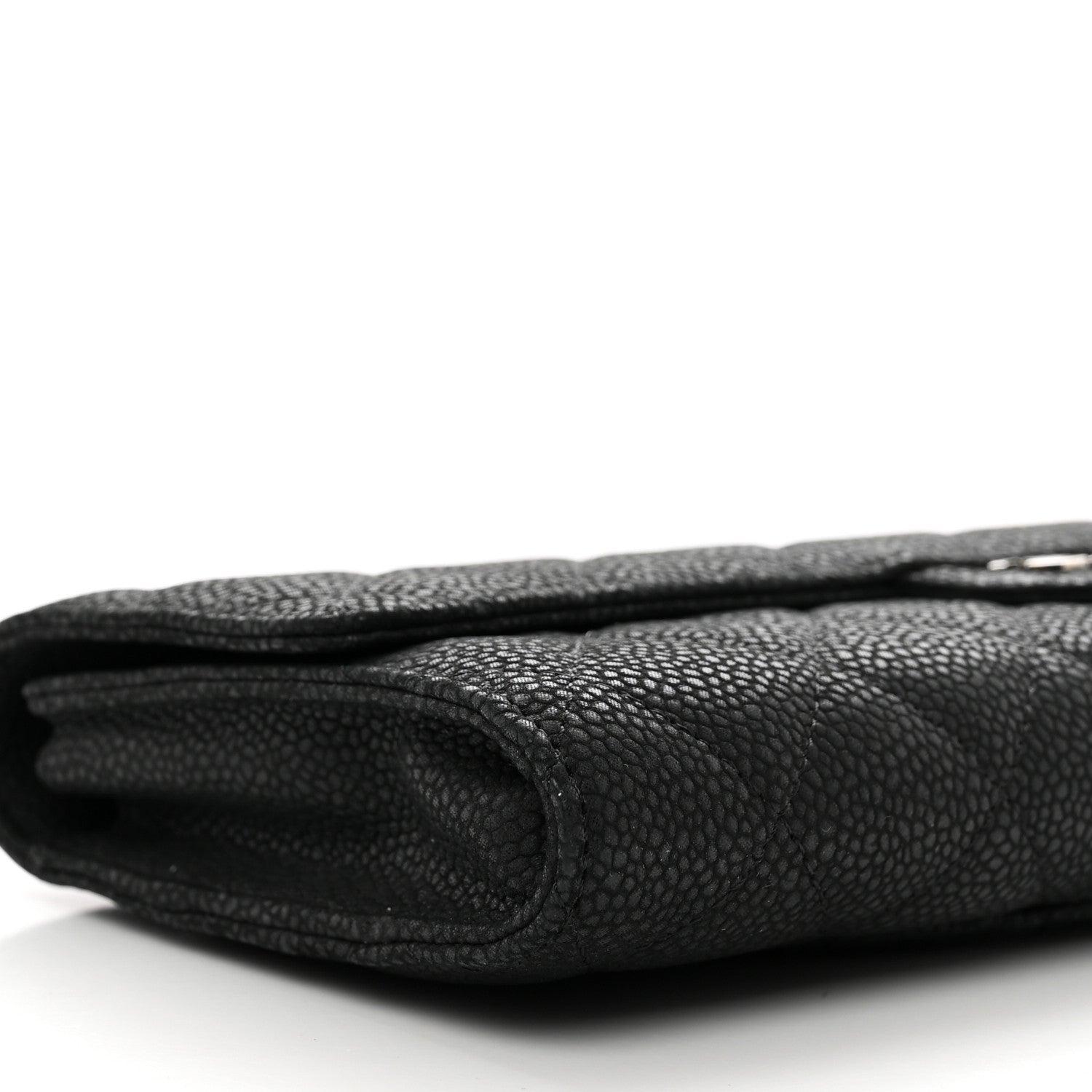 Chanel Caviar Quilted Travel Wallet Black 9 of 10