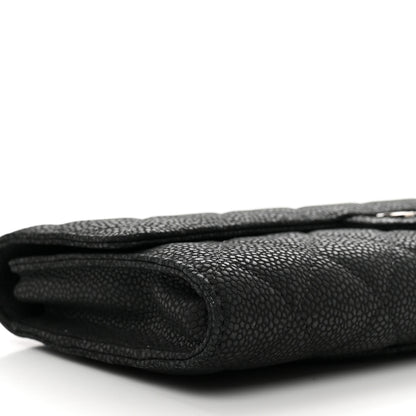 Chanel Caviar Quilted Travel Wallet Black 9 of 10