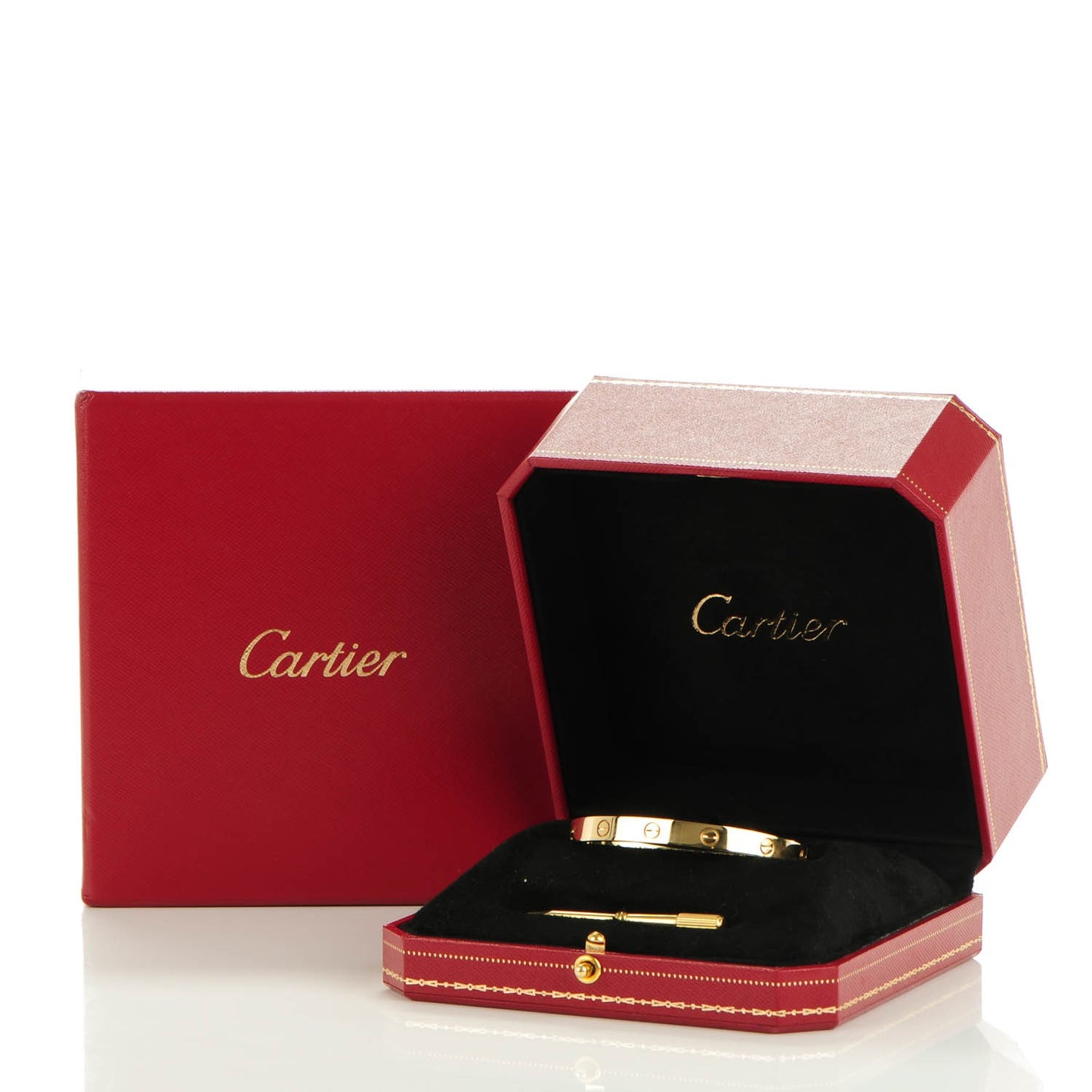 18K Yellow Gold LOVE Bracelet 17