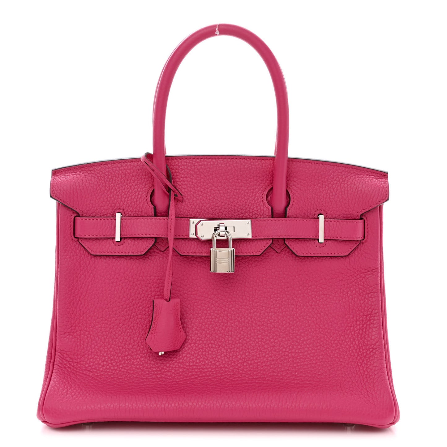 Taurillon Clemence Birkin 30 Rose Shocking