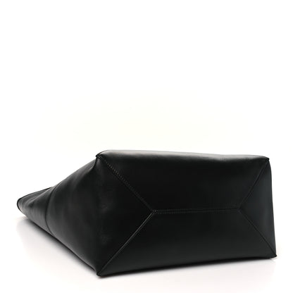 Loewe Shiny Calfskin Large Puzzle Fold Tote Black 4 of 9