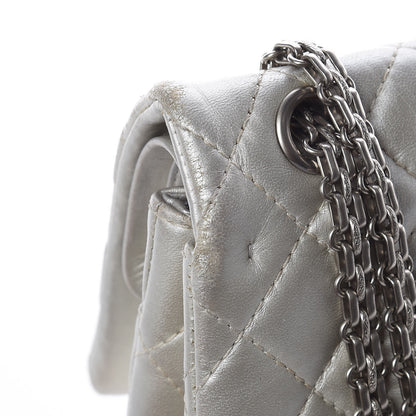 Chanel Metallic Lambskin Quilted 2.55 Reissue 226 Flap Pale Gold 15 of 19