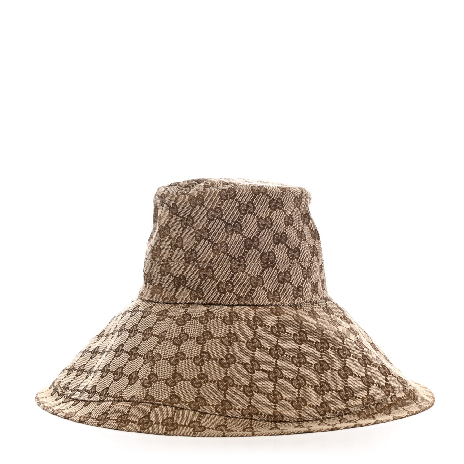 Gucci Monogram Wide Brim Hat M 57 Beige 6 of 10