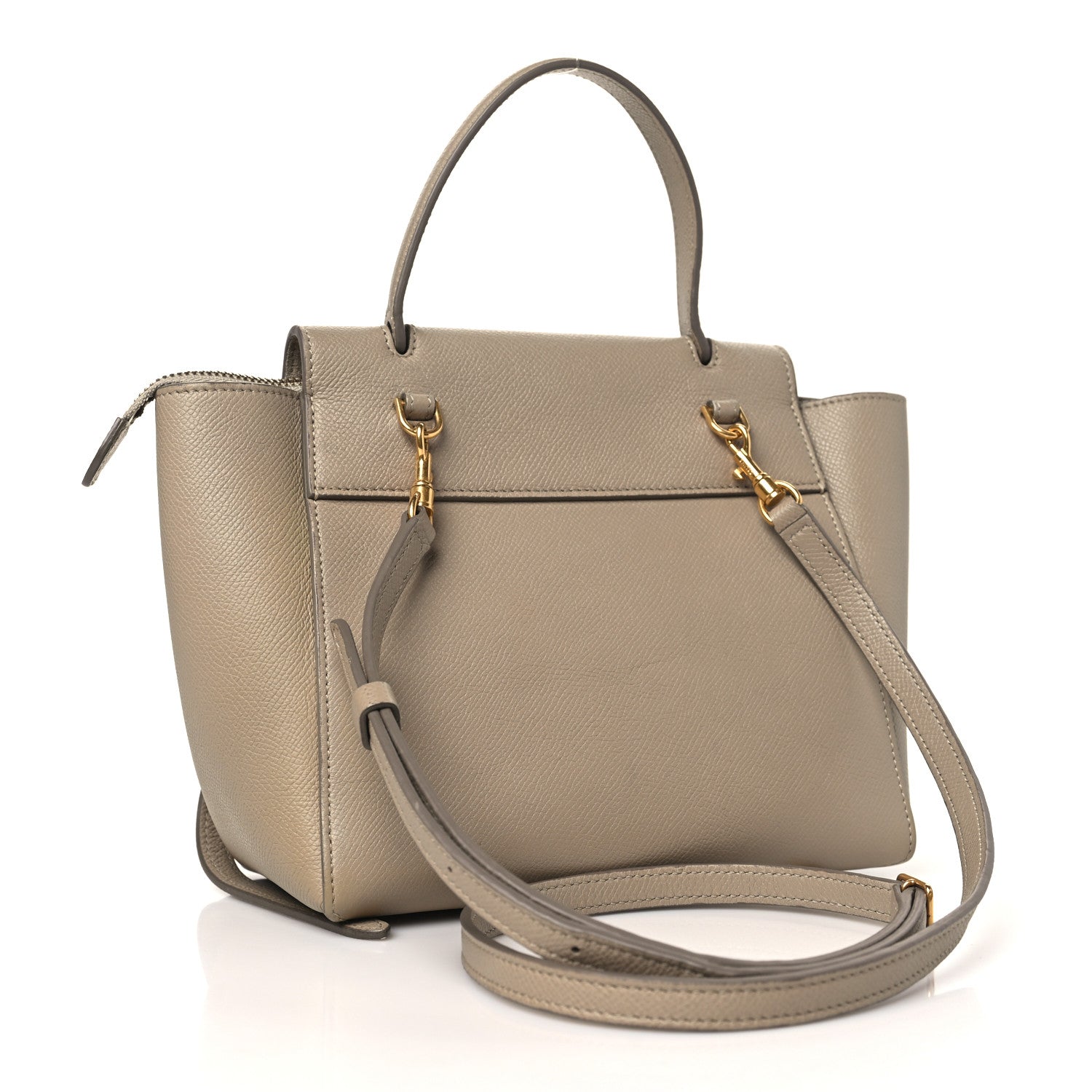 Celine Grained Calfskin Nano Belt Bag Light Taupe 3 of 10