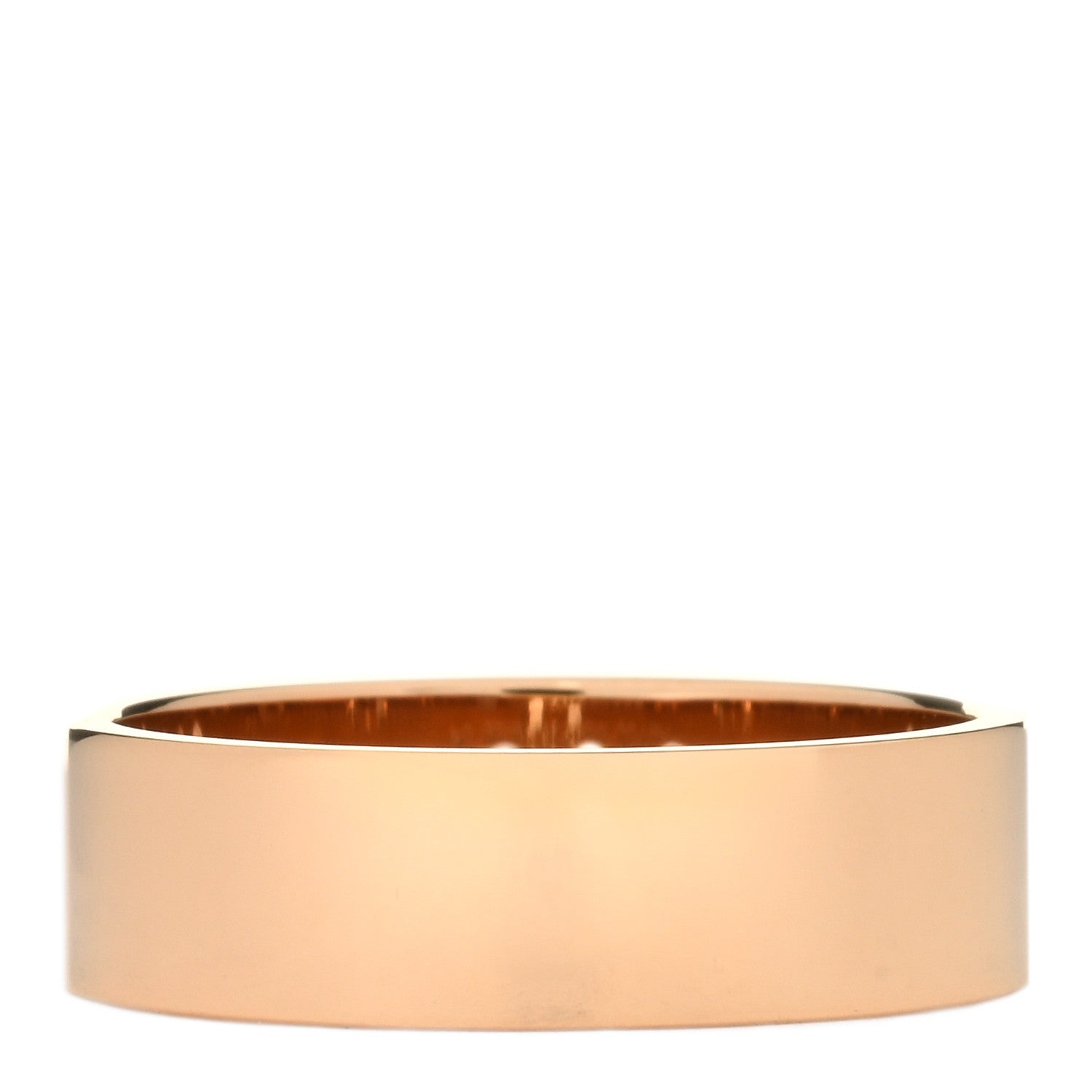 Hermes 18K Rose Gold Diamond PM H D'Ancre Ring 54 6.75 3 of 4