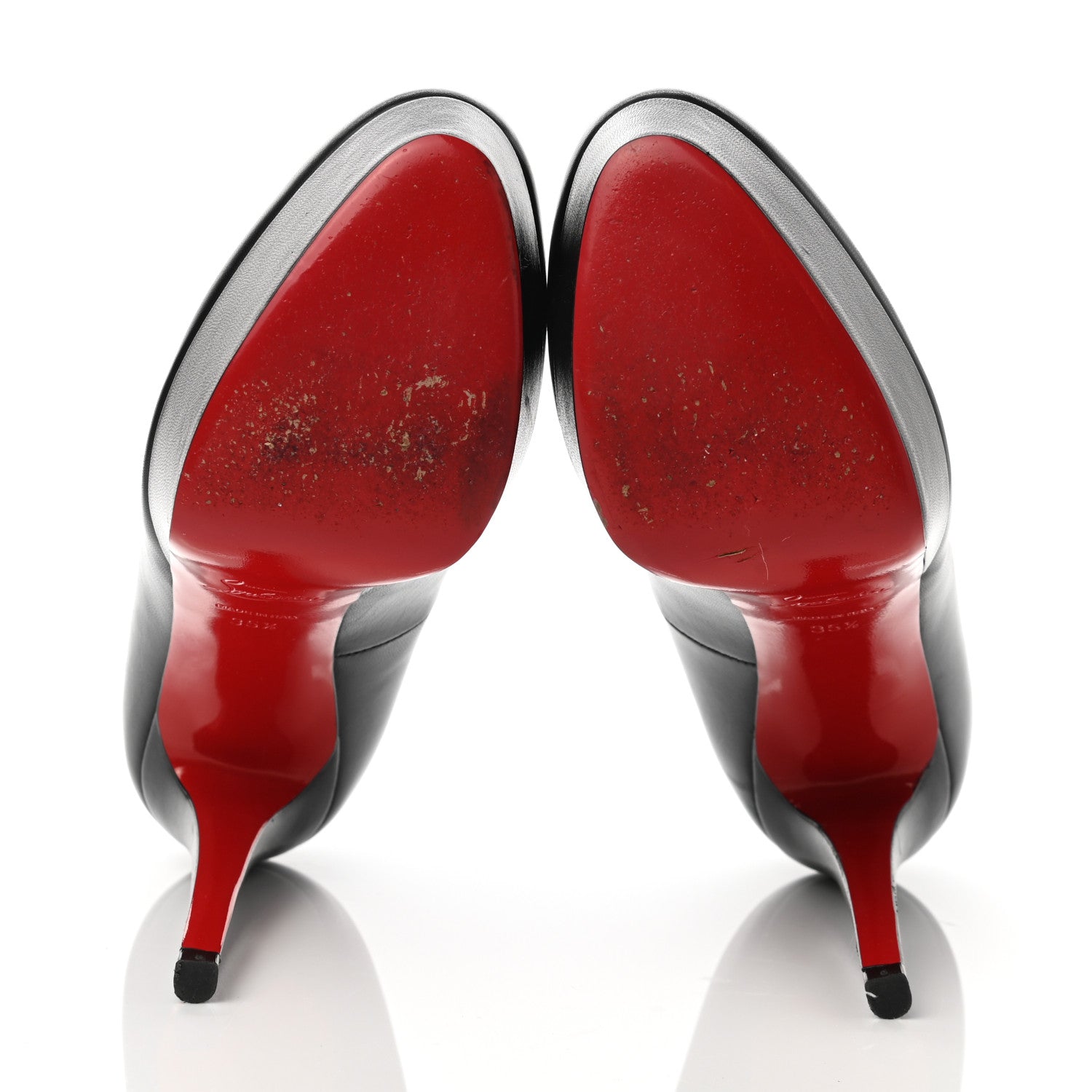 Christian Louboutin Kid Bianca 120 Pumps 35.5 Black 5 of 7