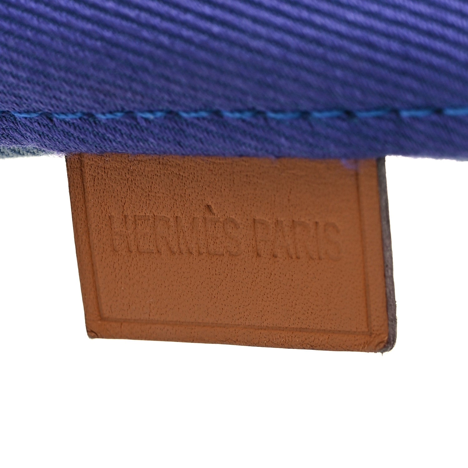 Hermes Cotton Twill Silk Mini Palmyre Case Blue Multicolor 7 of 10