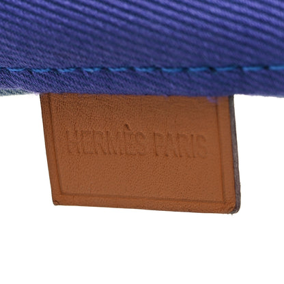 Hermes Cotton Twill Silk Mini Palmyre Case Blue Multicolor 7 of 10