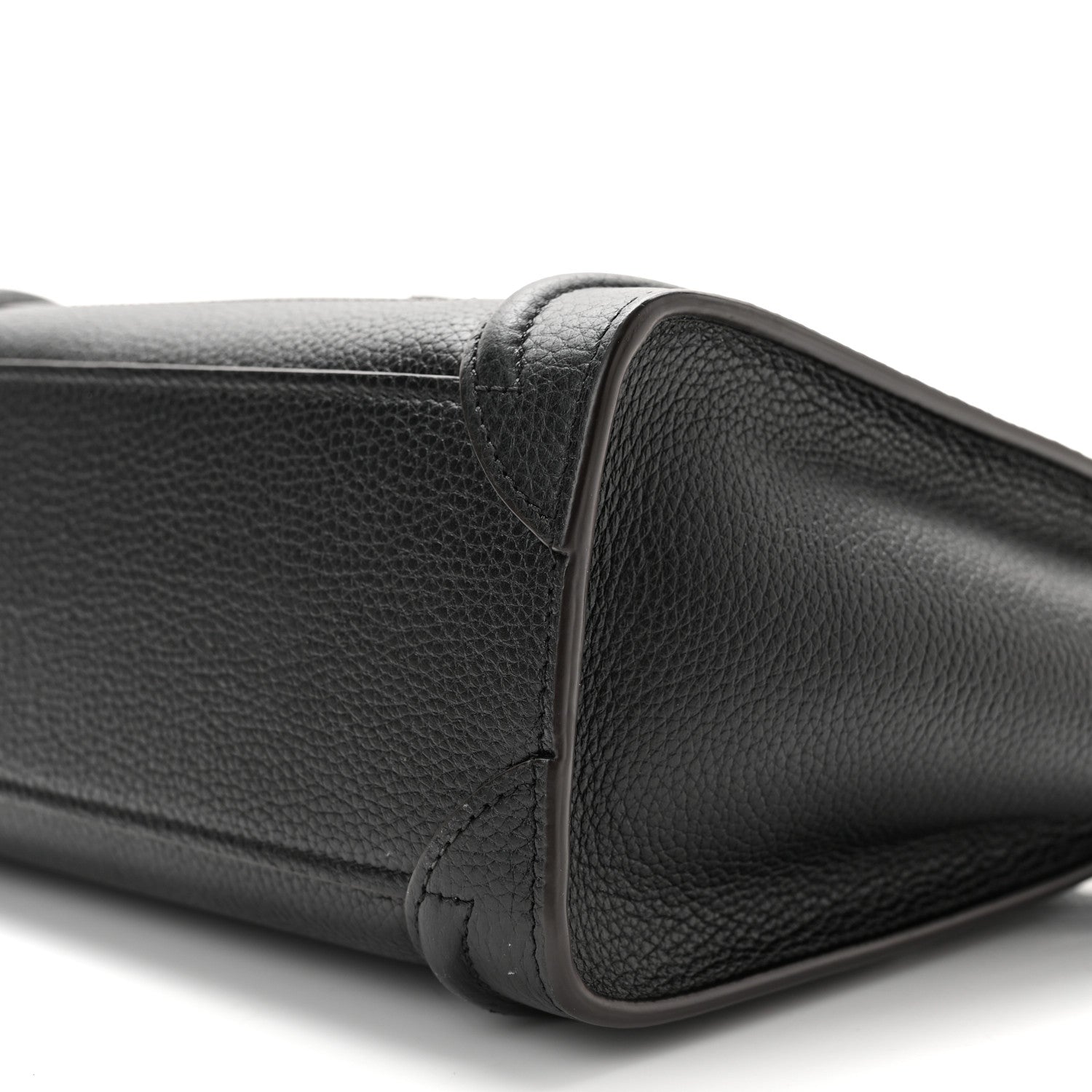 Celine Drummed Calfskin Nano Luggage Black 9 of 9