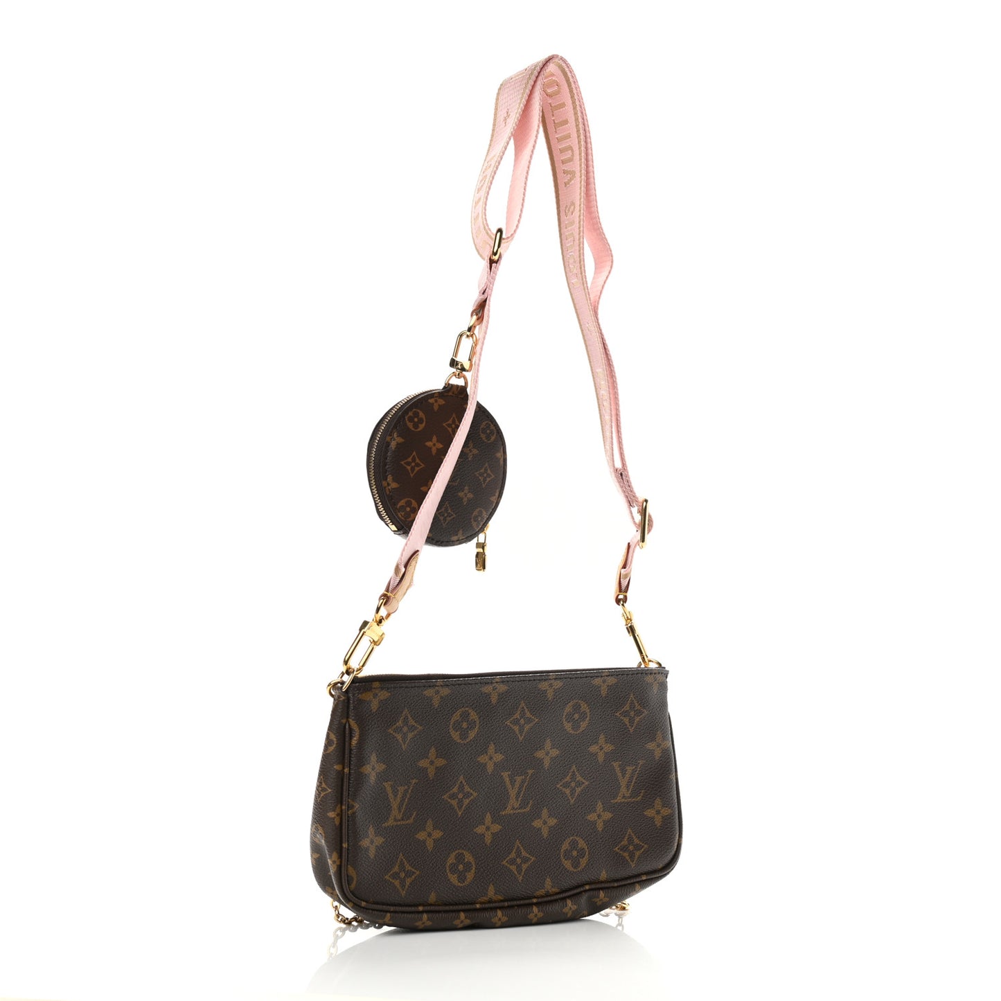 Monogram Multi Pochette Accessories Rose Clair