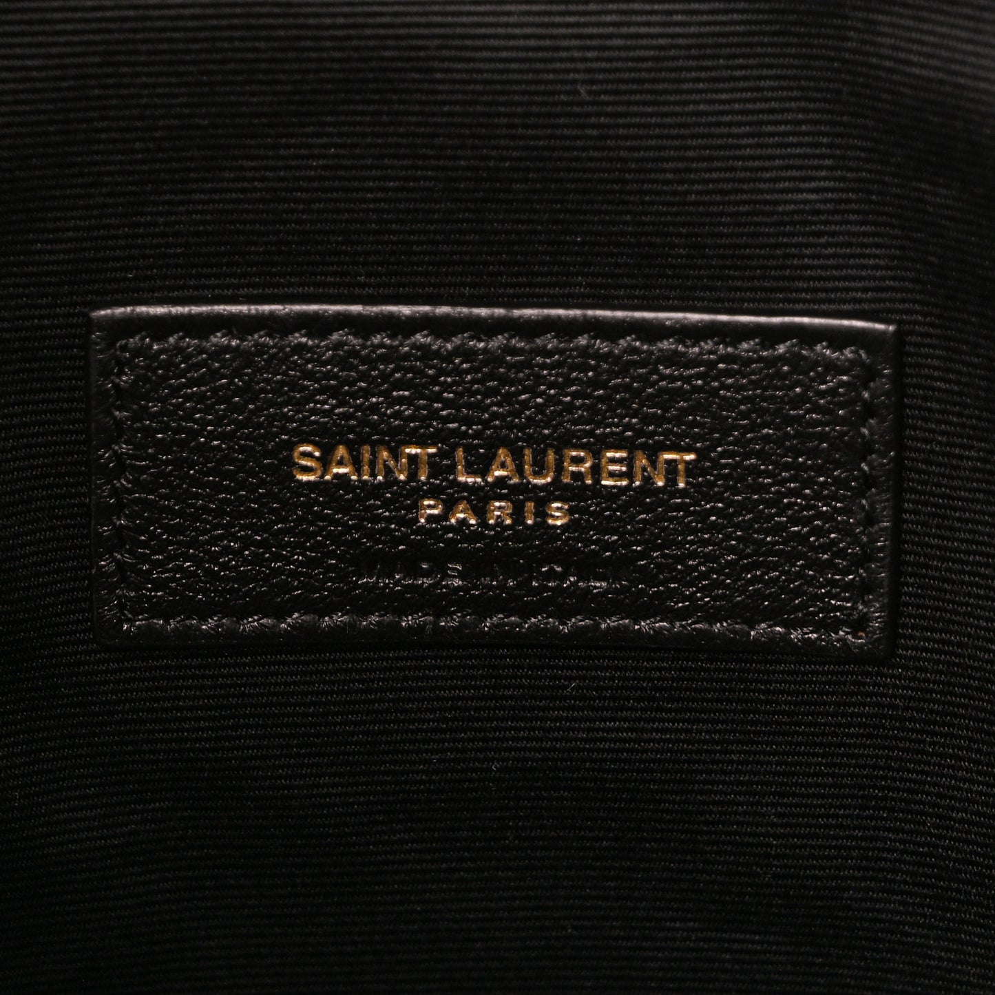 Lambskin Matelasse Monogram Medium Jamie 4.3 Pochon Black Black