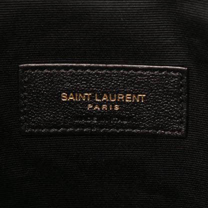 Saint Laurent Lambskin Matelasse Monogram Medium Jamie 4.3 Pochon Black Black 7 of 12