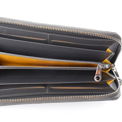 Goyard Goyardine Matignon Zip Around GM Wallet Grey 4 of 5