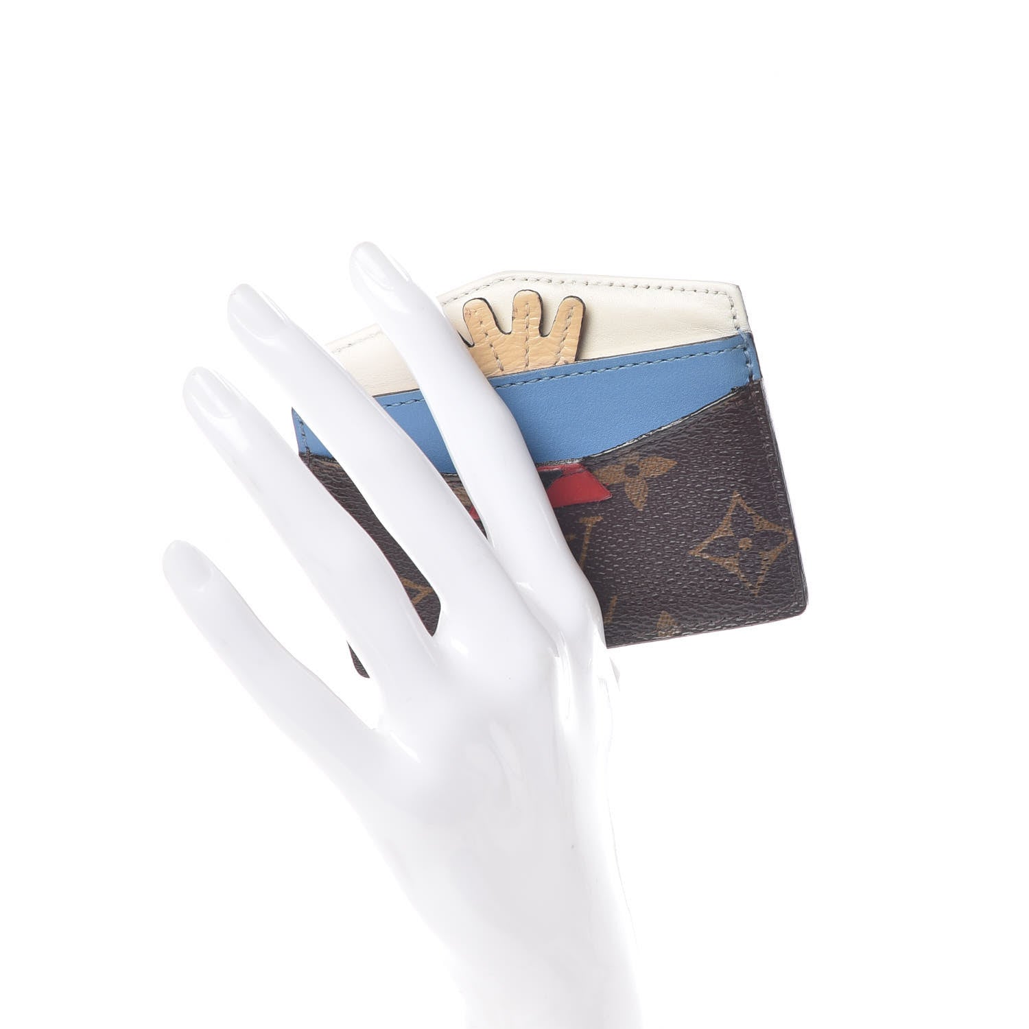 Louis Vuitton Monogram Tribal Mask Card Holder 2 of 7
