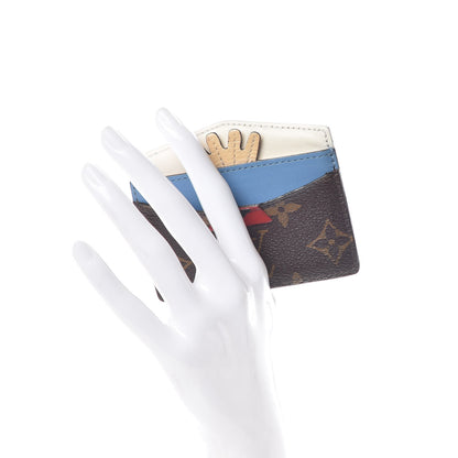 Louis Vuitton Monogram Tribal Mask Card Holder 2 of 7