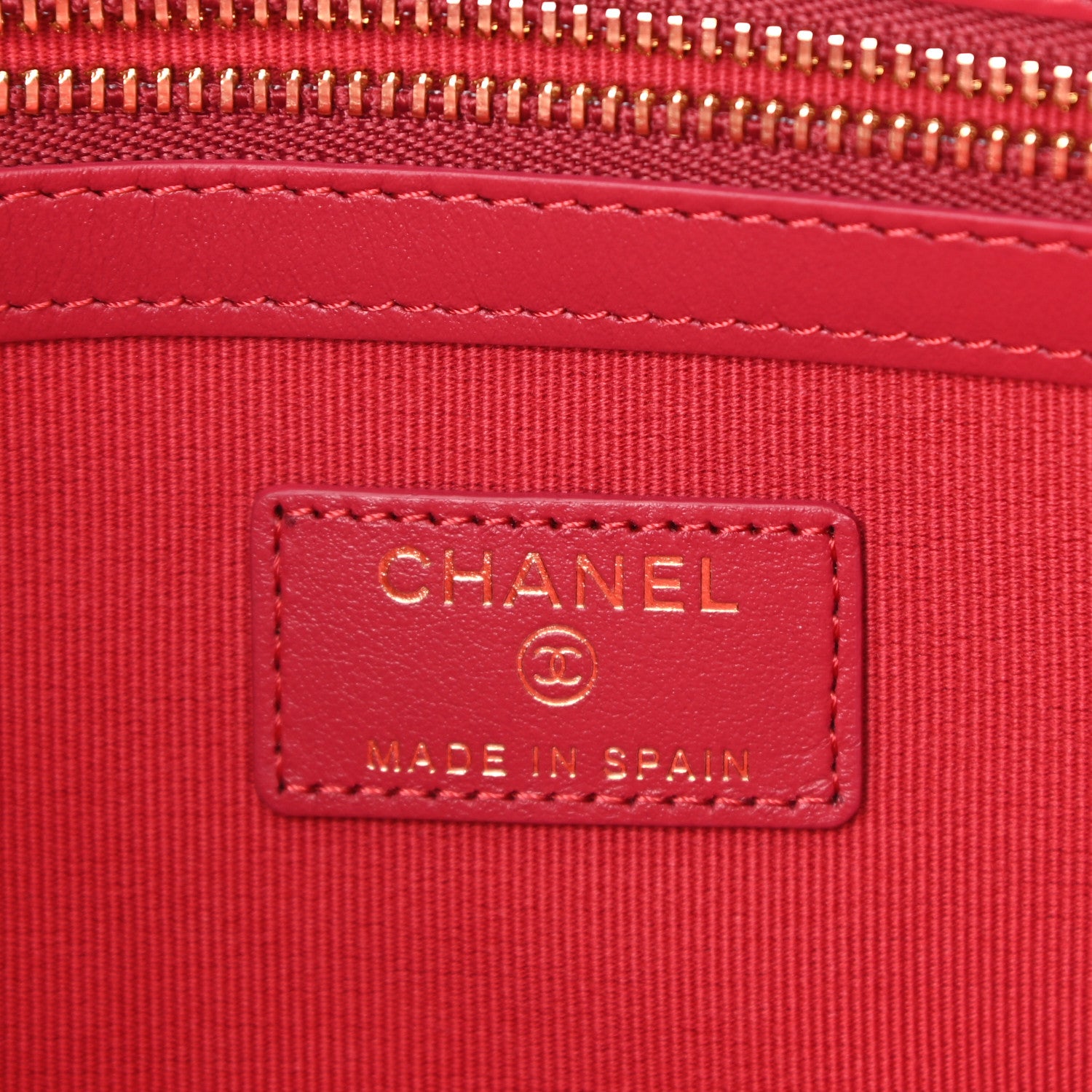 Chanel Goatskin Quilted Large Chanel 19 Pouch Black 6 of 11