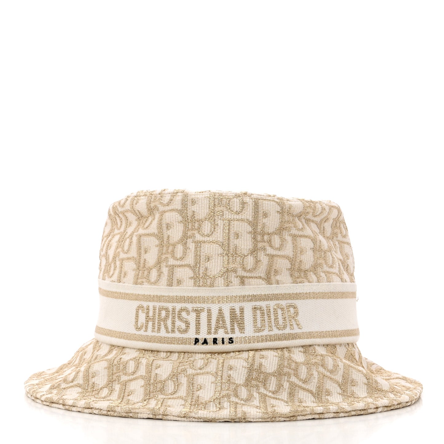 Oblique Bucket Hat 56 Beige