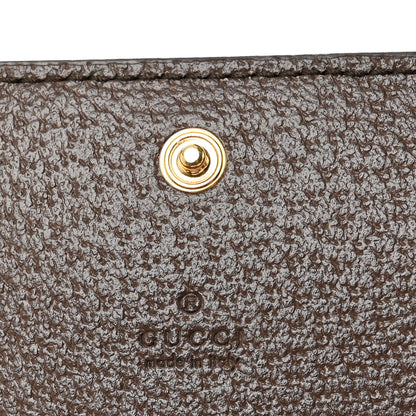 Gucci GG Supreme Monogram Web Ophidia Card Case Beige New Acero 7 of 8