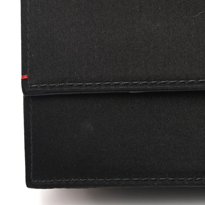 Valentino Garavani Silk Satin VCase Shoulder Bag Black 9 of 10