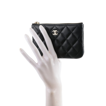 Chanel Lambskin Quilted Casino Coin Purse Black 2 of 7