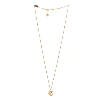 Louis Vuitton LV And Me Letter C Necklace Gold 3 of 7
