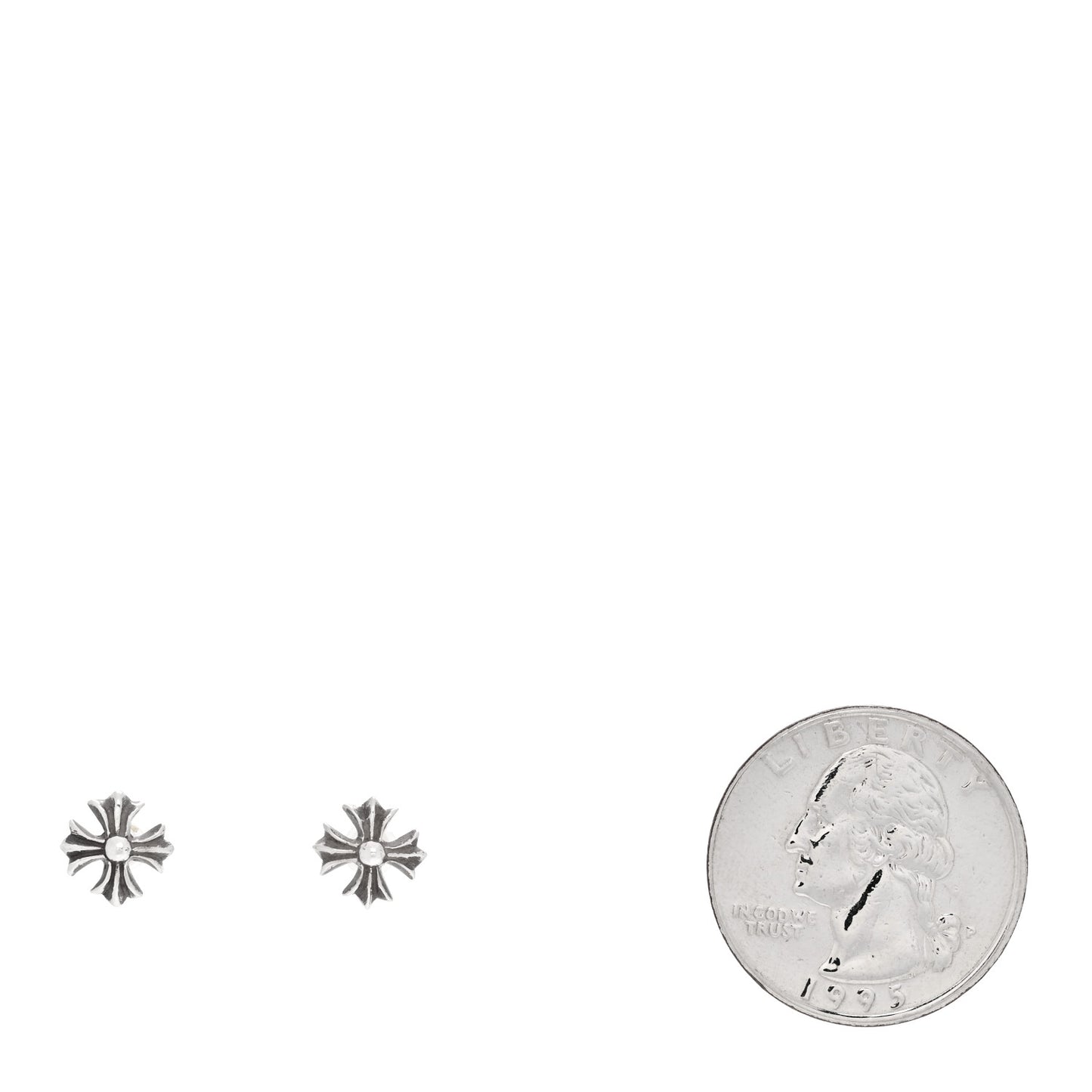 Sterling Silver Maltese Cross Earrings