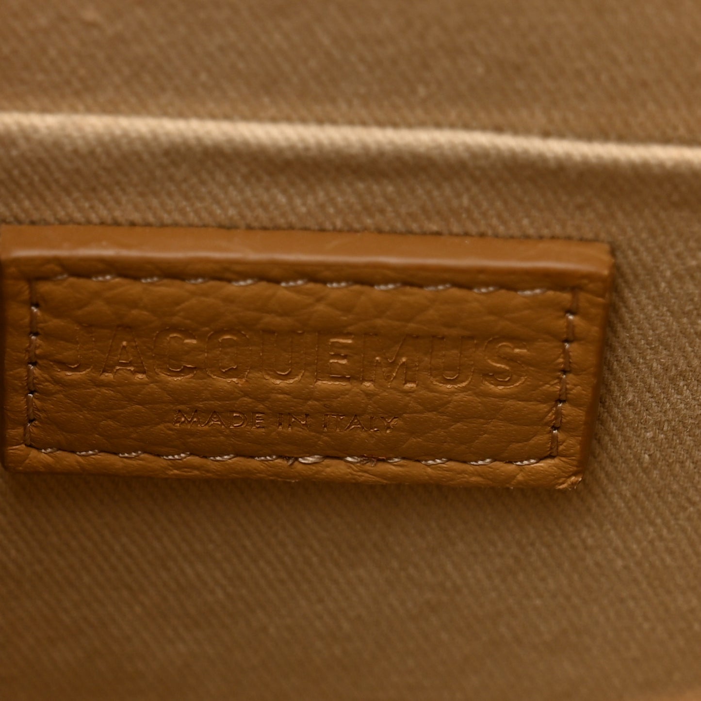 Grained Calfskin Le Grand Chiquito Camel