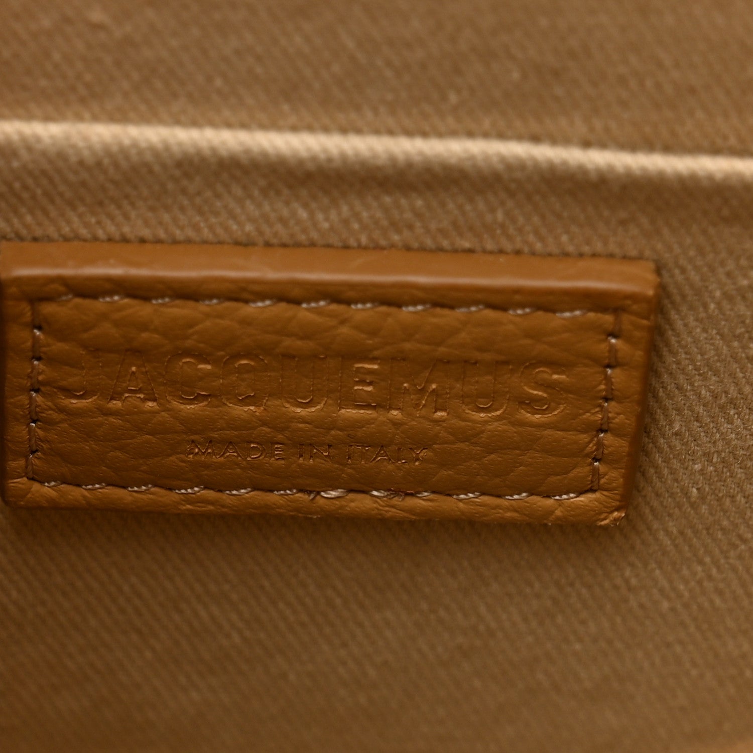 Jacquemus Grained Calfskin Le Grand Chiquito Camel 6 of 14