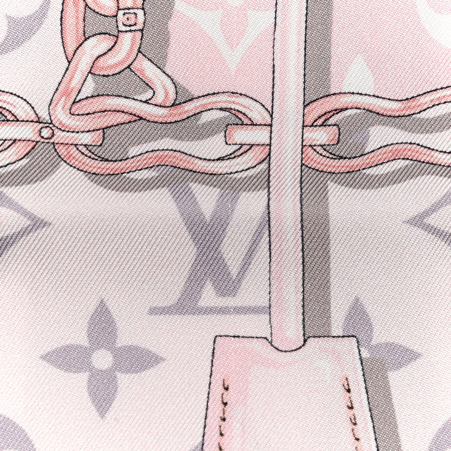 Silk Monogram Confidential Bandeau Light Pink