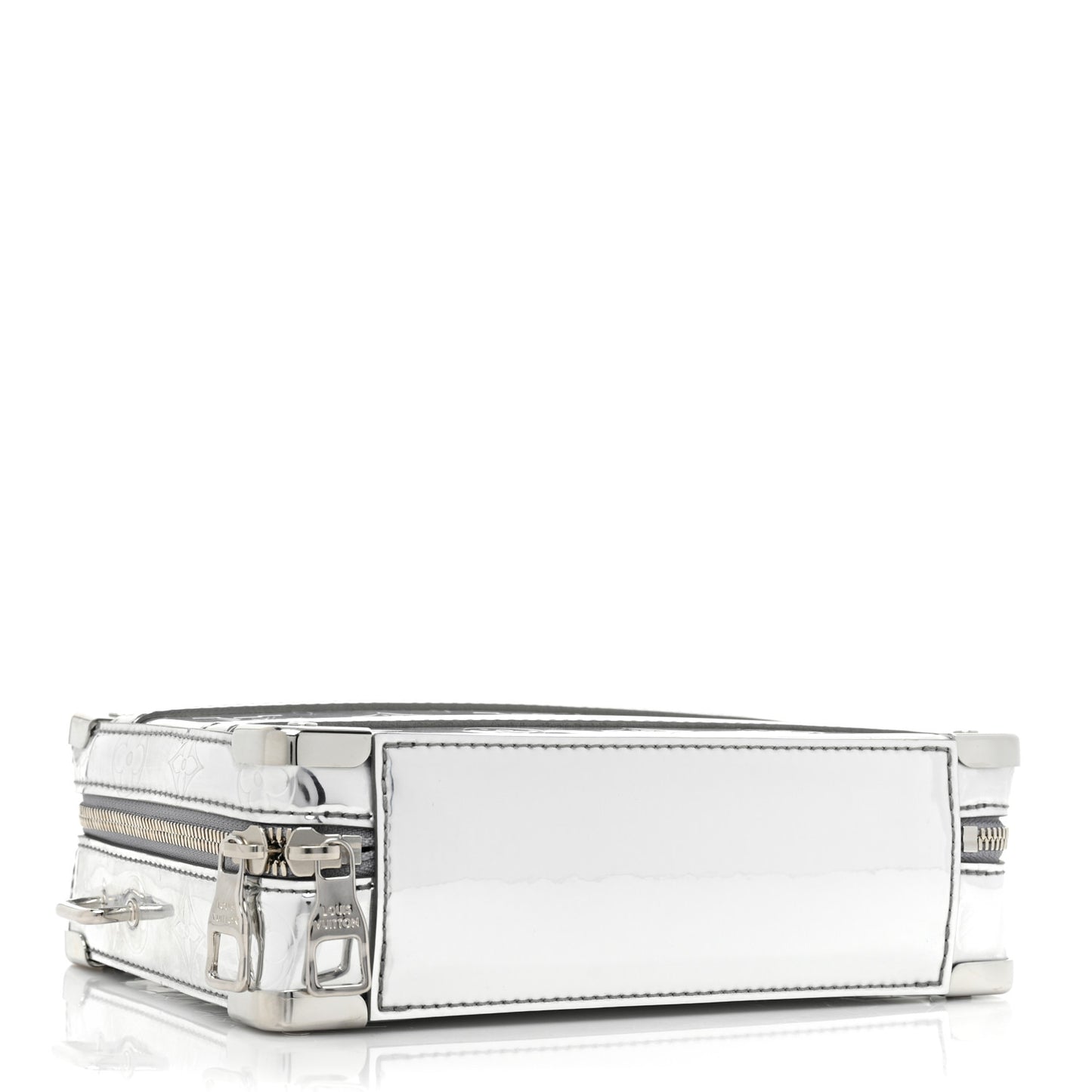 Monogram Mirror Handle Trunk Silver