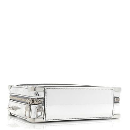 Louis Vuitton Monogram Mirror Handle Trunk Silver 4 of 8