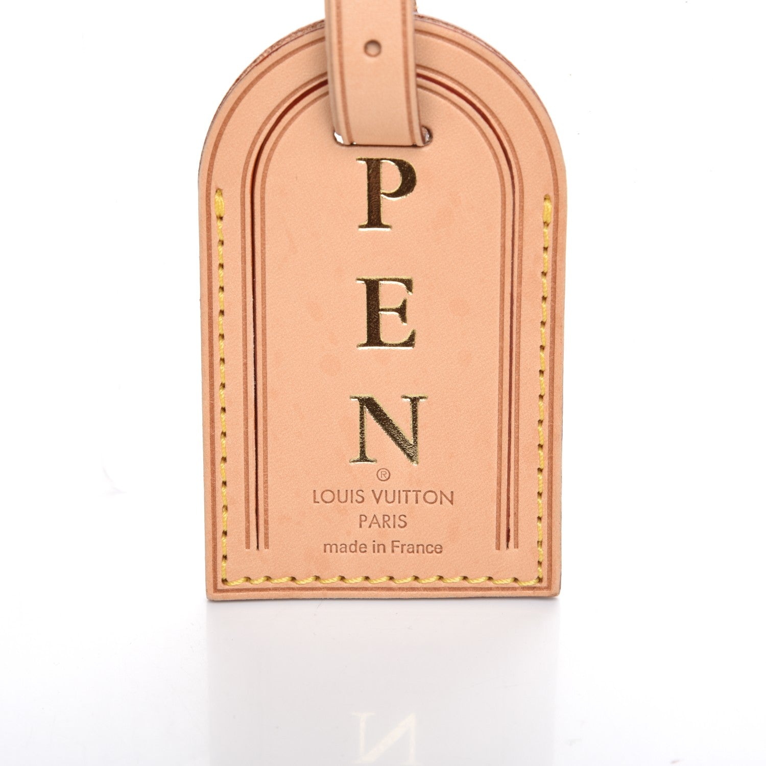 Louis Vuitton Vachetta Luggage Tag 3 of 3